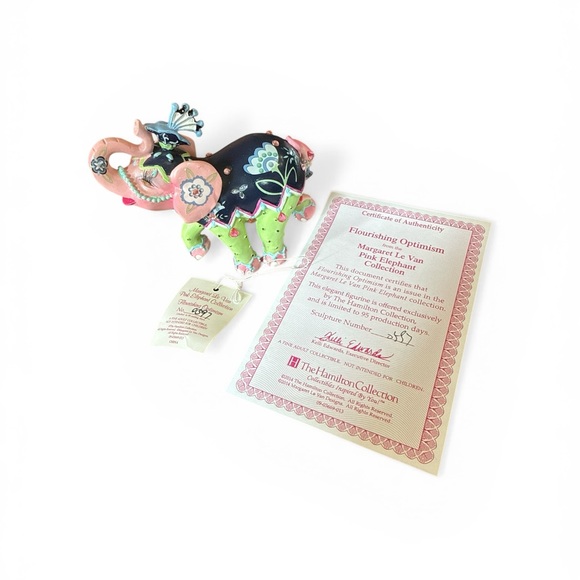 Colorful Elephant Figurine new in box - Picture 5 of 8